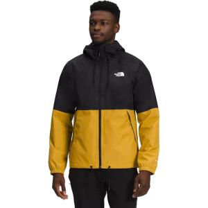imageTHE NORTH FACE Mens Waterproof Antora Rain Hoodie Jacket Standard and Big SizeTnf BlackArrowwood Yellow
