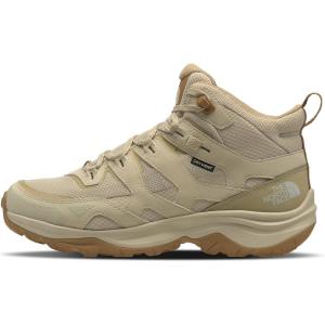 imageTHE NORTH FACE Mens Hedgehog Fastpack 3 Mid Top Waterproof Hiking ShoesGravelKhaki Stone