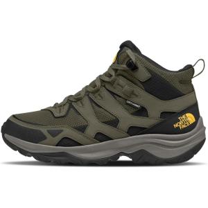 imageTHE NORTH FACE Mens Hedgehog Fastpack 3 Mid Top Waterproof Hiking ShoesNew Taupe GreenTnf Black