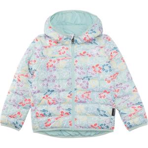 imageTHE NORTH FACE Kids Reversible Thermoball Insulated Hooded JacketMuted Pine Folk Floral Tossed Print