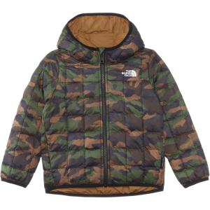 imageTHE NORTH FACE Kids Reversible Thermoball Insulated Hooded JacketTnf Black Tnf Camo Small Print