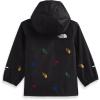 imageTHE NORTH FACE Baby Antora Rain JacketTnf Black Tossed Logo Grid Print