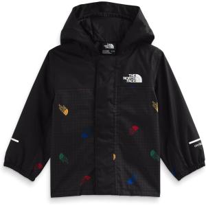 imageTHE NORTH FACE Baby Antora Rain JacketTnf Black Tossed Logo Grid Print