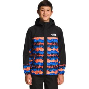 imageTHE NORTH FACE Boys Antora Waterproof Rain JacketRetro Orange Mountain Panorama Print