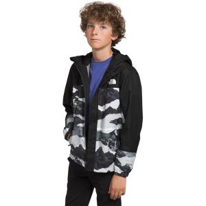 imageTHE NORTH FACE Boys Antora Waterproof Rain JacketTnf Black Mountain Traverse Print