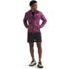 imageTHE NORTH FACE Mens Higher Run Wind JacketVivid Flame Trailglyph Print