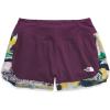 imageTHE NORTH FACE Womens Sunriser Short 25quotBlack Currant Purple Trail Dream Print