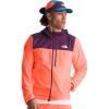 imageTHE NORTH FACE Mens Higher Run Wind JacketVivid FlameBlack Currant Purple