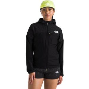 imageTHE NORTH FACE Womens Higher Run Wind JacketTnf BlackTnf Black Trail Reflective Print
