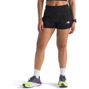imageTHE NORTH FACE Womens Sunriser Short 25quotTnf BlackTnf Black Trail Reflective Print