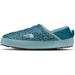 imageTHE NORTH FACE Mens Thermoball Traction Mule V Winter ShoeBlue Coral Tnf Lowercase PrintBlue Coral