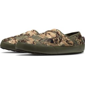 imageTHE NORTH FACE Mens Thermoball Traction Mule V Winter ShoeBurnt Olive Green Digi Topo Print Burnt Olive Green