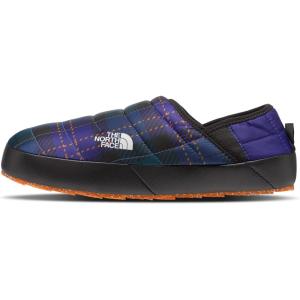 imageTHE NORTH FACE Mens Thermoball Traction Mule V Winter ShoePonderosa Green Medium Icon Plaid PrintLapis Blue