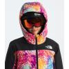 imageTHE NORTH FACE Girls Freedom Insulated Jacket Little Big KidRadiant Poppy Blowing Wind Print
