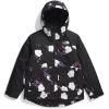 imageTHE NORTH FACE Girls Freedom Insulated Jacket Little Big KidTnf Black Winter Flowers Print