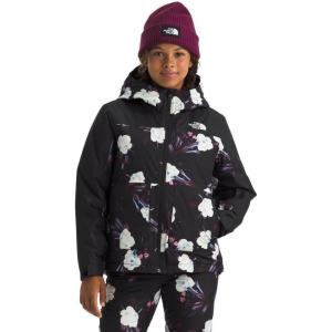 imageTHE NORTH FACE Girls Freedom Insulated Jacket Little Big KidTnf Black Winter Flowers Print