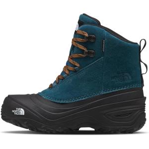 imageTHE NORTH FACE UnisexChild Chilkat V Lace Waterproof Youth Snow BootMidnight PetrolTimber Tan