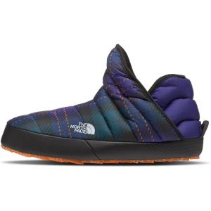 imageTHE NORTH FACE Womens Thermoball Insulated Traction BootiePonderosa Green Medium Icon Plaid PrintLapis Blue