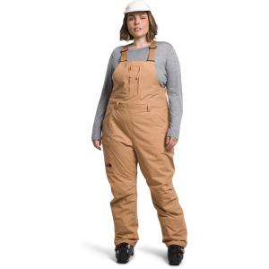 imageTHE NORTH FACE Womens Freedom Bib Standard and Plus Size  PFAS FreeAlmond Butter