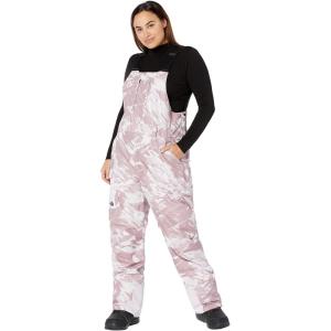 imageTHE NORTH FACE Womens Freedom Bib Standard and Plus Size  PFAS FreeLavender Fog Tonal Mountainscape Print