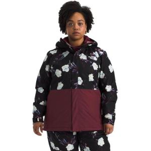 imageTHE NORTH FACE Womens Freedom Insulated Jacket Standard and Plus Size  PFAS FreeTnf Black Winter Flowers PrintAlpine Plum