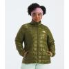 imageTHE NORTH FACE Womens ThermoBall Eco Snow Triclimate Jacket Standard and Plus SizePale GreenForest Olive