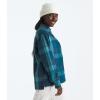 imageTHE NORTH FACE Womens Arroyo Lightweight Flannel ShirtAlgae Blue Mega Small Plaid