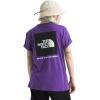 imageTHE NORTH FACE Womens SS Box NSE TeePeak Purple
