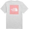 imageTHE NORTH FACE Womens SS Box NSE TeeTnf Light Grey HeatherTerracotta