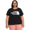 imageTHE NORTH FACE Womens SS Half Dome Cotton TeeTnf Black