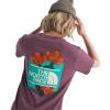 imageTHE NORTH FACE Womens ShortSleeve Brand Proud TeeMidnight Mauve