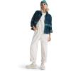 imageTHE NORTH FACE Womens Valley Flannel ShirtAlgae Blue Macro Small Plaid