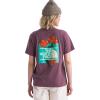 imageTHE NORTH FACE Womens ShortSleeve Brand Proud TeeMidnight Mauve