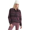 imageTHE NORTH FACE Womens Valley Flannel ShirtMidnight Mauve Macro Small Plaid