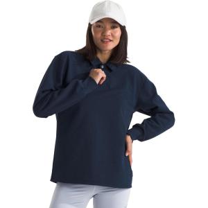 imageTHE NORTH FACE Womens Long Sleeve Heritage Patch Rugby ShirtSummit NavyHeritage Patch
