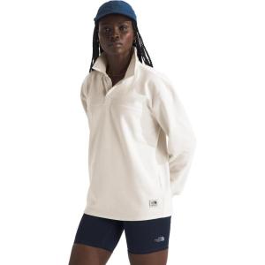 imageTHE NORTH FACE Womens Long Sleeve Heritage Patch Rugby ShirtWhite DuneHeritage Patch