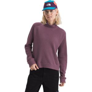 imageTHE NORTH FACE Womens Long Sleeve Mock Neck ChabotMidnight Mauve