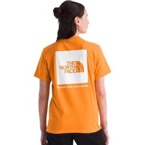 imageTHE NORTH FACE Womens SS Box NSE TeeApricot Glaze