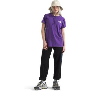 imageTHE NORTH FACE Womens SS Box NSE TeePeak Purple