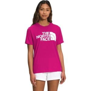 imageTHE NORTH FACE Womens SS Half Dome Cotton TeeFuchsia PinkTnf White