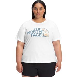 imageTHE NORTH FACE Womens SS Half Dome Cotton TeeTnf WhiteApricot Ice