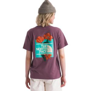 imageTHE NORTH FACE Womens ShortSleeve Brand Proud TeeMidnight Mauve