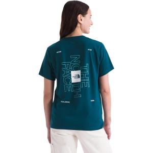 imageTHE NORTH FACE Womens ShortSleeve Brand Proud TeeMidnight Petrol