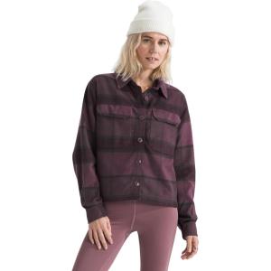 imageTHE NORTH FACE Womens Valley Flannel ShirtMidnight Mauve Macro Small Plaid