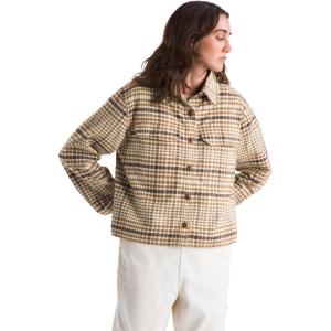 imageTHE NORTH FACE Womens Valley Flannel ShirtUtility Brown Nano Plaid