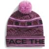 imageTHE NORTH FACE Ski Tuke Pom HatMidnight MauveDragonfruit Tnf Fairisle Jacquard