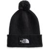 imageTHE NORTH FACE Logo Box Pom Mens Beanie TNF BlackTnf Black
