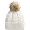 imageTHE NORTH FACE Womens Oh Mega Fur Pom Lined BeanieWhite Dune