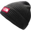 imageTHE NORTH FACE BeanieAsphalt GreyTnf Red