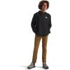 imageTHE NORTH FACE Boys Never Stop Hooded Windwall Jacket Little Big KidTnf Black